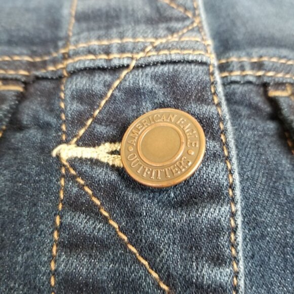 American Eagle Denim Jacket Stretch Size XS - Picture 3 of 6